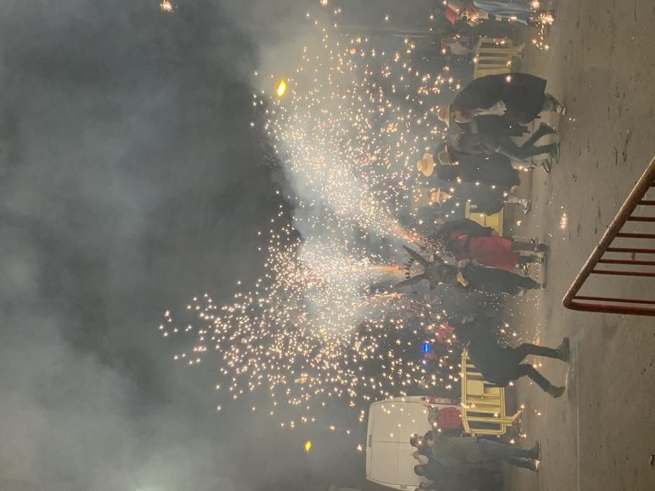 La mostra de foc del carnaval de Sallent