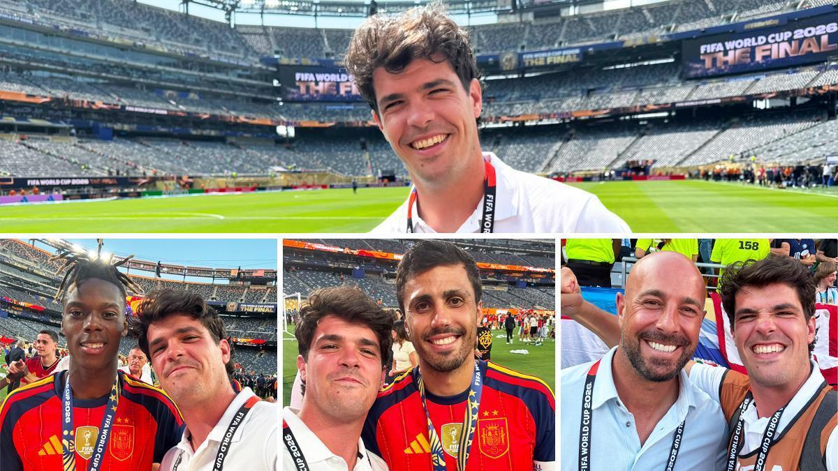 Vídeo | La celebración de Javi Valle a pie de campo en el momento de que España se procamó campeona del mundo
