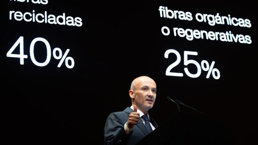 Óscar García Maceiras, en la última junta general de accionistas. | Inditex