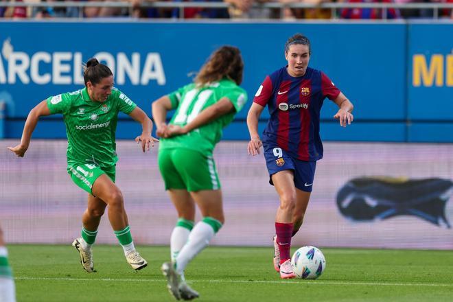 Liga F: FC Barcelona - Betis, el partido de despedida de Sandra Paños, Mariona Caldentey y Jonatan Giráldez, en imágenes