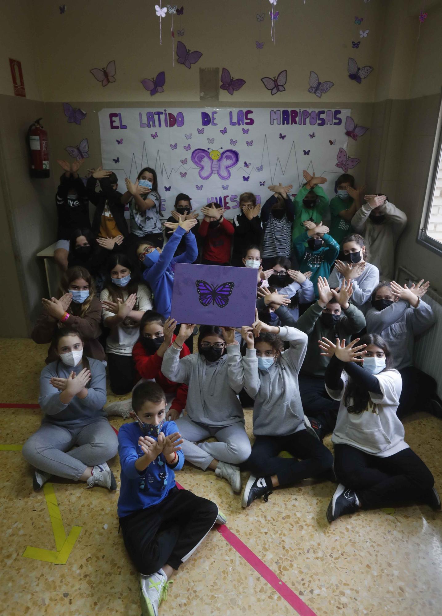 El CEIP "Platero y yo" de Aldaia prepara el 25 N