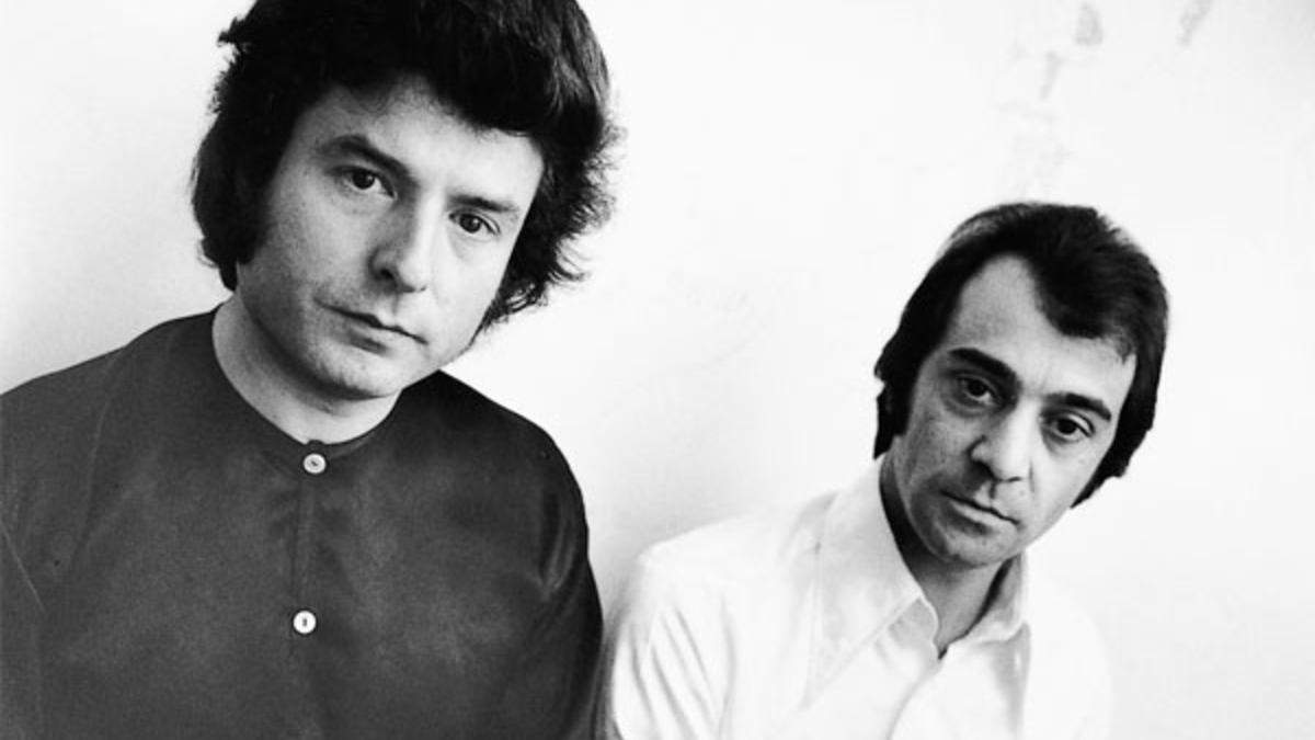 Esta foto de Enrique Morente y Pepe Habichuela la tomó Mario Pacheco para el disco que inauguró su sello Nuevos Medios.
