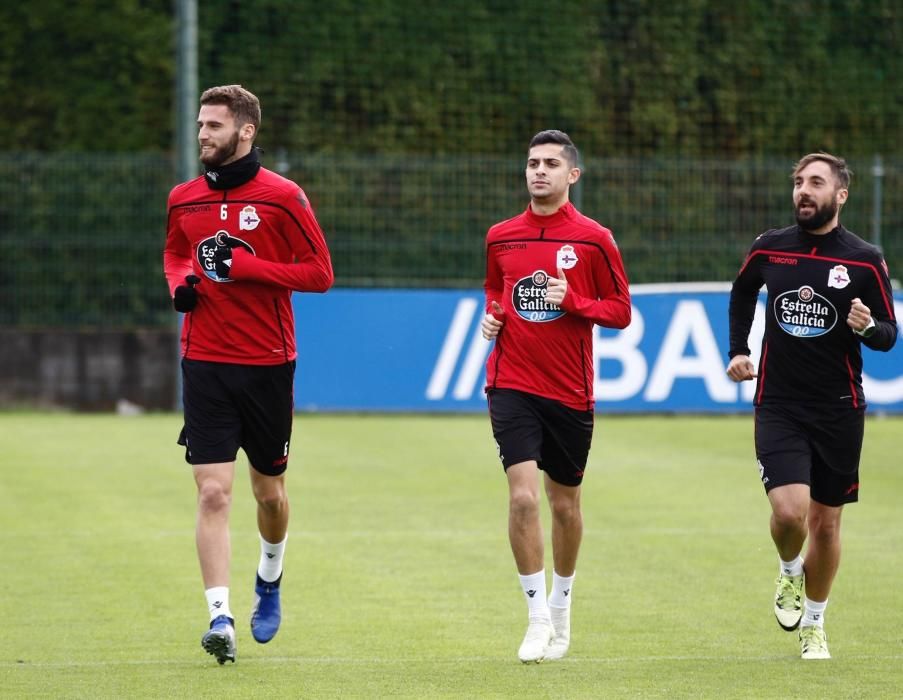 El Dépor vuelve a entrenar tras ganar al Osasuna