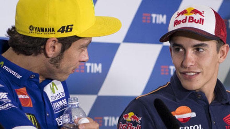 Márquez y Rossi se volverán a ver de nuevo las caras.
