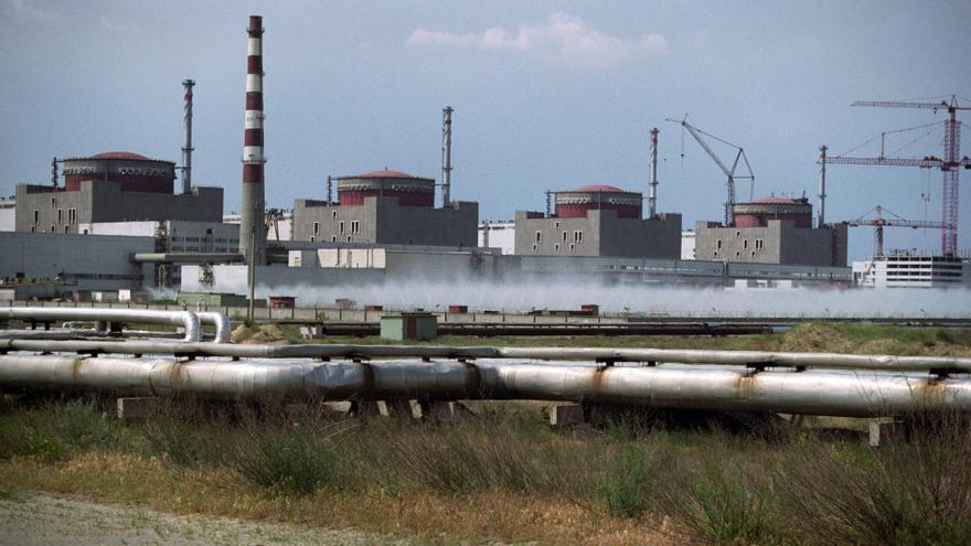 Una imagen de central nuclear de Zaporiyia.