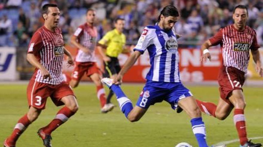 Lassad va fer quatre gols al Girona el 2011.