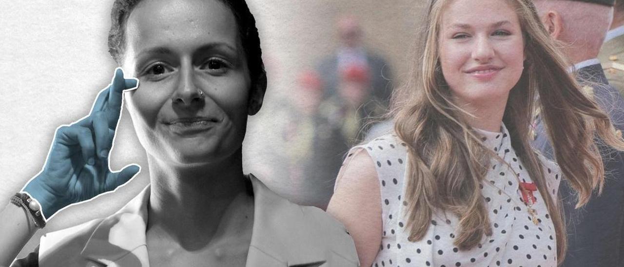 El signo de la Princesa Leonor, hecho por Leticia Fernández.