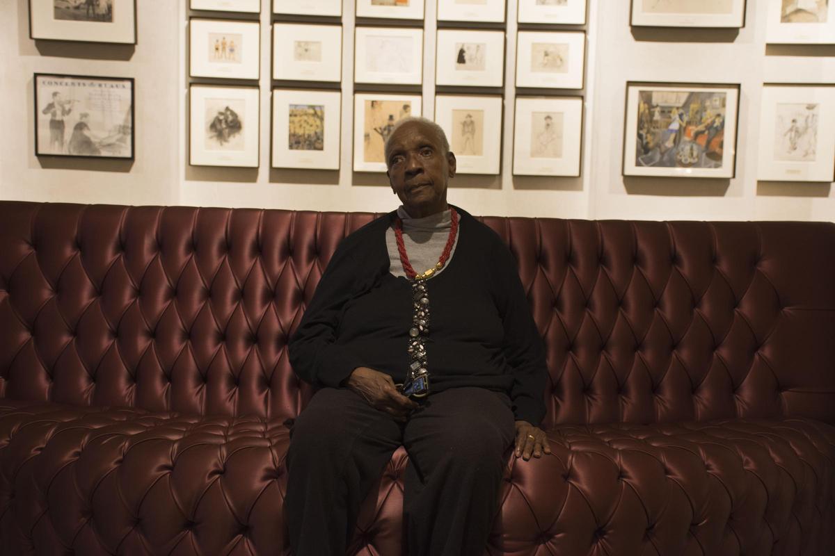 La escritora guadalupeña Maryse Condé, fotografiada durante su última visita a Barcelona