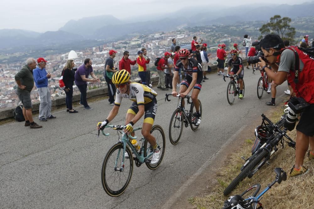 Vuelta Ciclista España, subida al Naranco