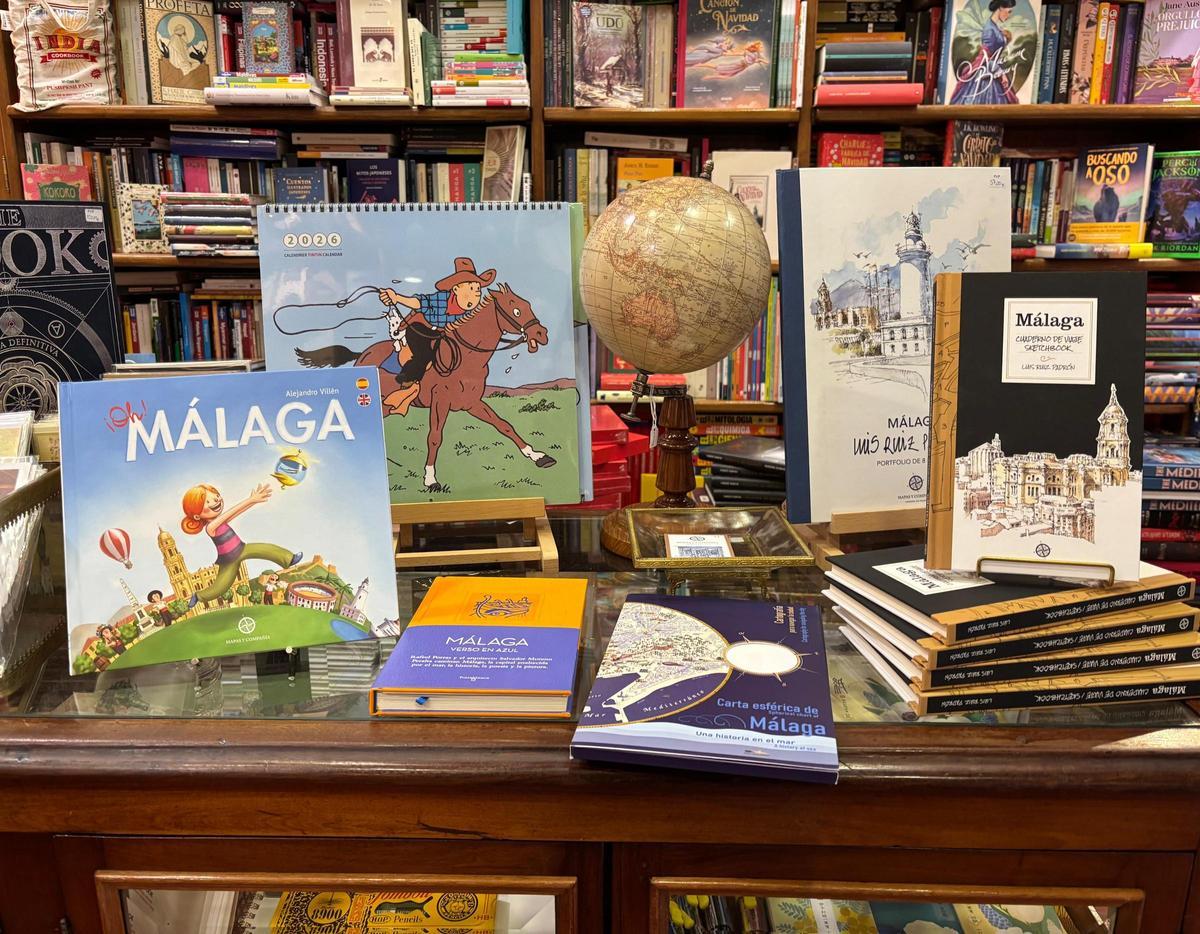 Libros sobre Málaga de la Librería Mapas y Compañía
