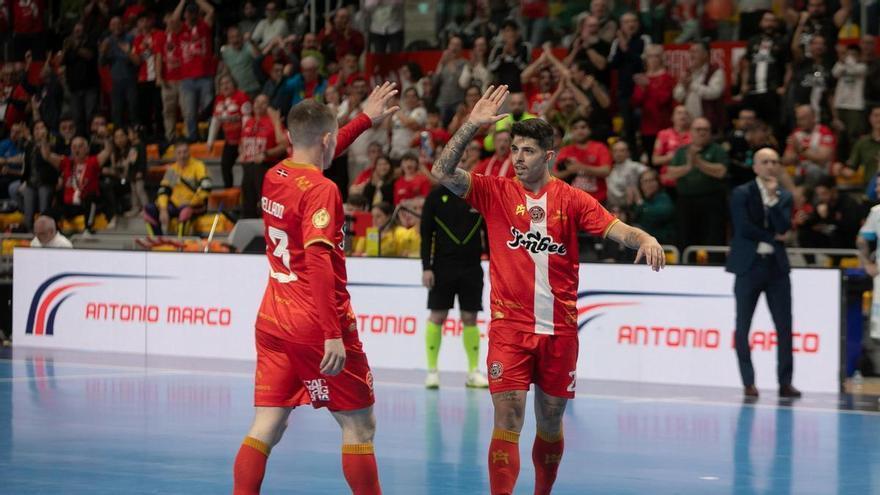 Las imágenes más destacadas del partido entre el Jimbre Cartagena y el Movistar Inter