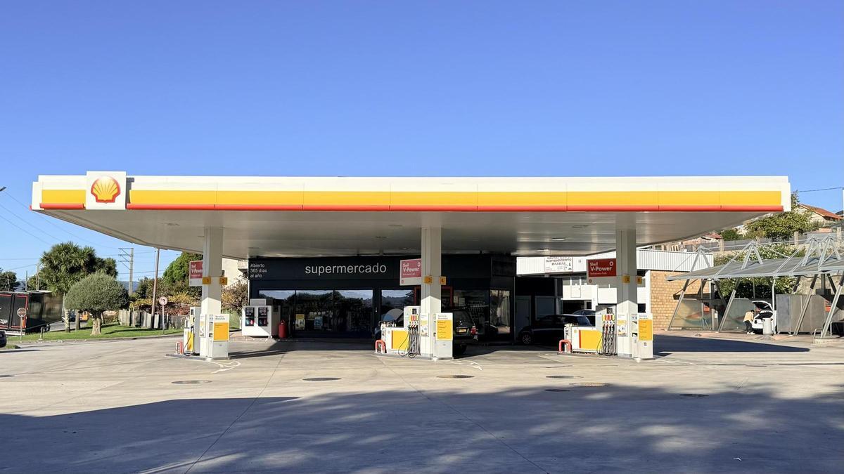 Área de Servicio de Lapamán, en Bueu (Pontevedra).