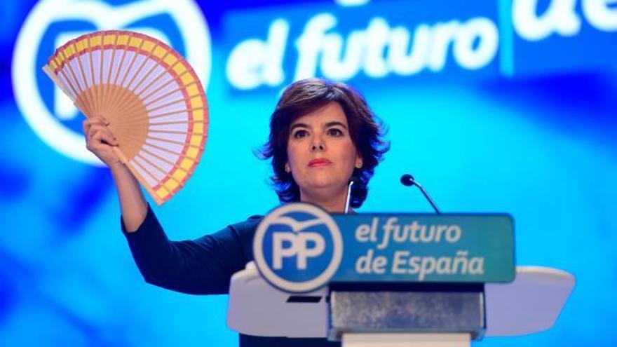 Santamaría promete unidad y subraya que la única lealtad que exige es al PP
