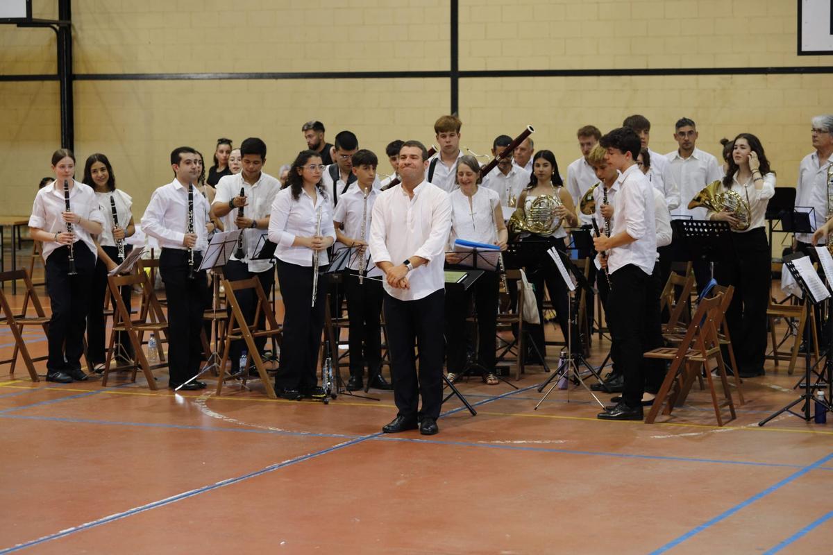 Banda de música Ciudad de Plasencia, que actuará por Santa Cecilia.