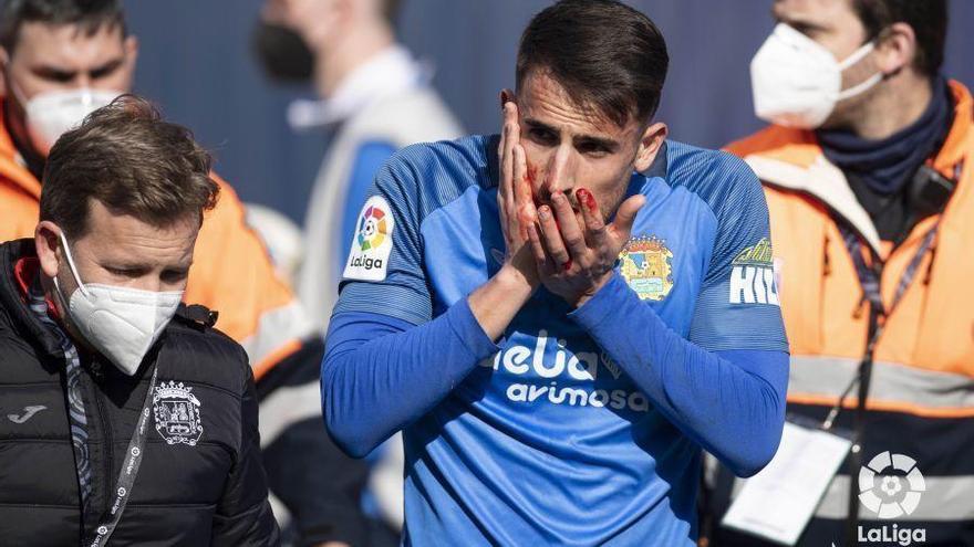 L&#039;empordanès Pol Valentín es fractura la mandíbula en el partit contra el Girona