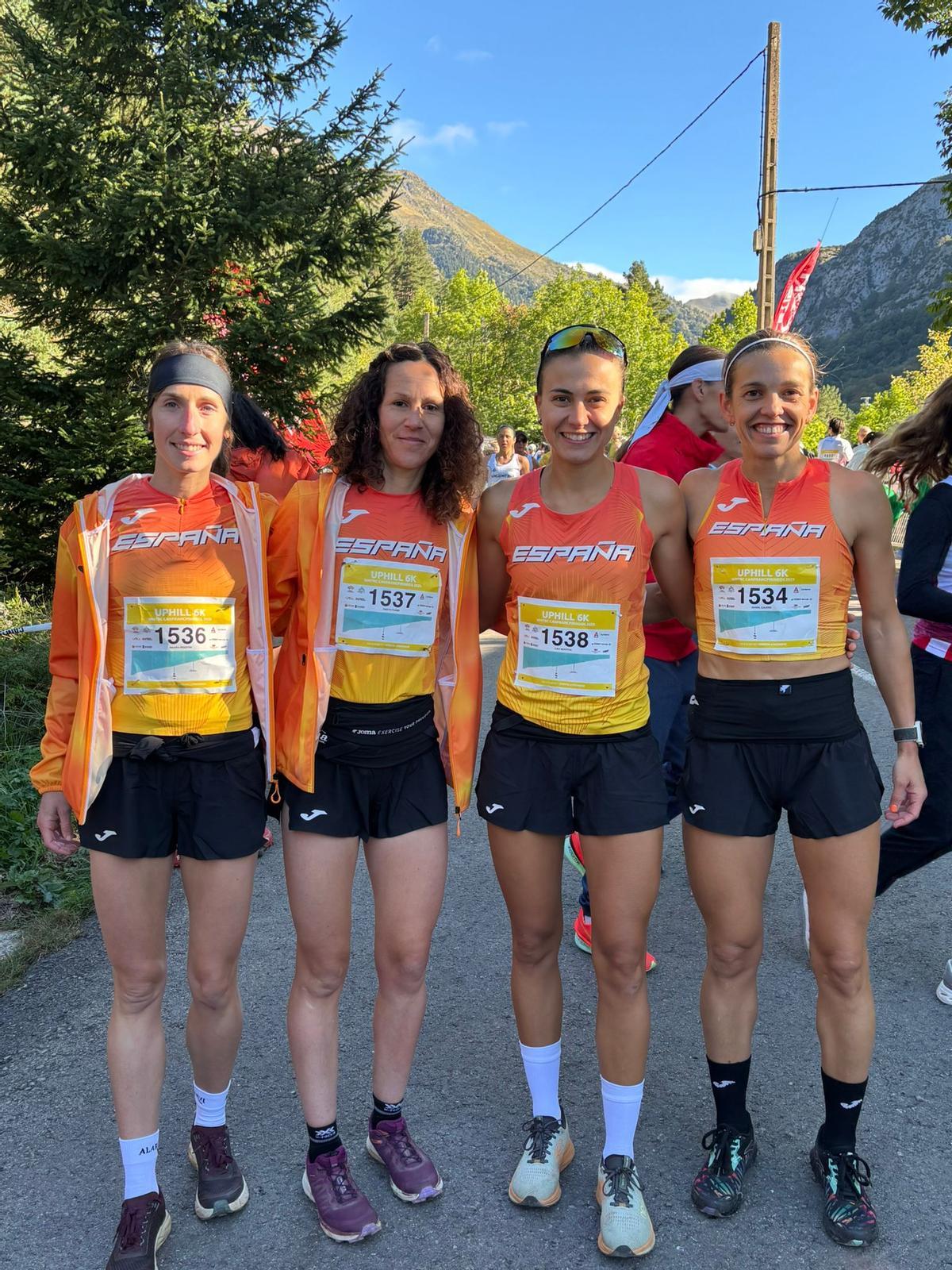 El equipo español femenino de Uphill