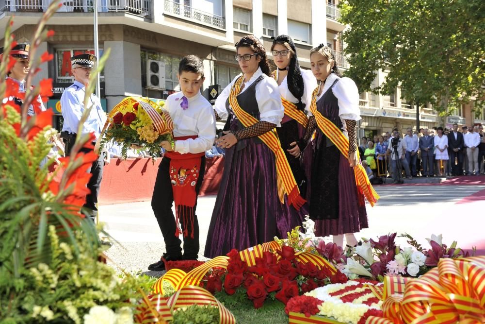 Ofrena de la Diada 2017 a Manresa