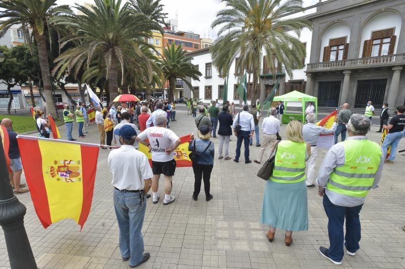 Manifestación de Vox contra la migración en Las Palmas de Gran Canaria