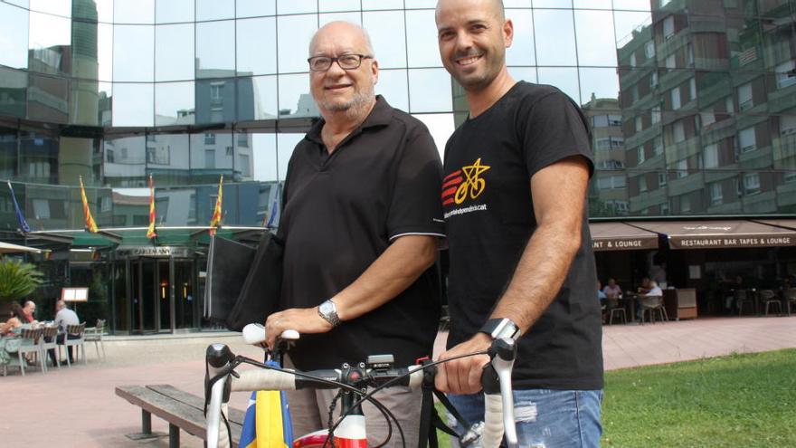 Una entitat gironina recorrerà Catalunya en bici per apropar el procés independentista