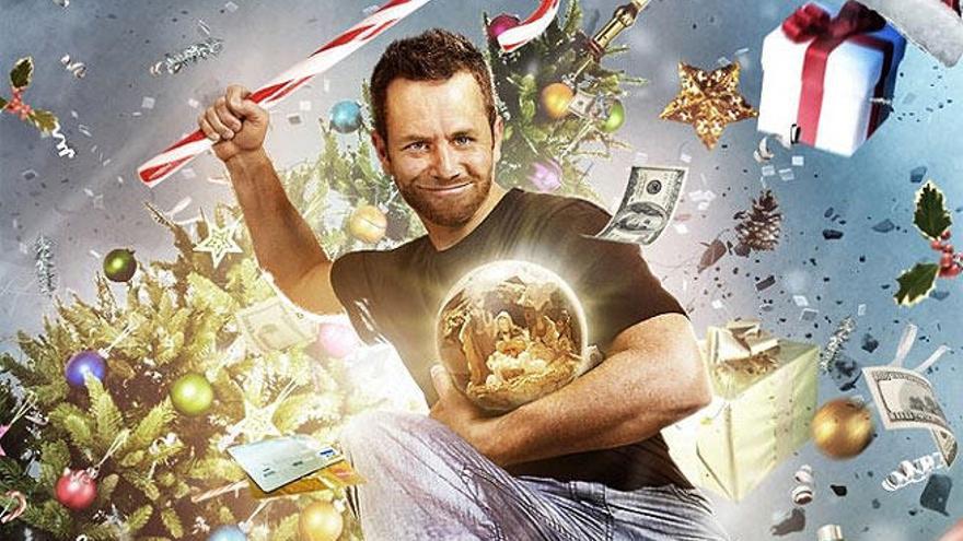 Cartel de &#039;Saving Christmas&#039;, protagonizada por Kirk Cameron.