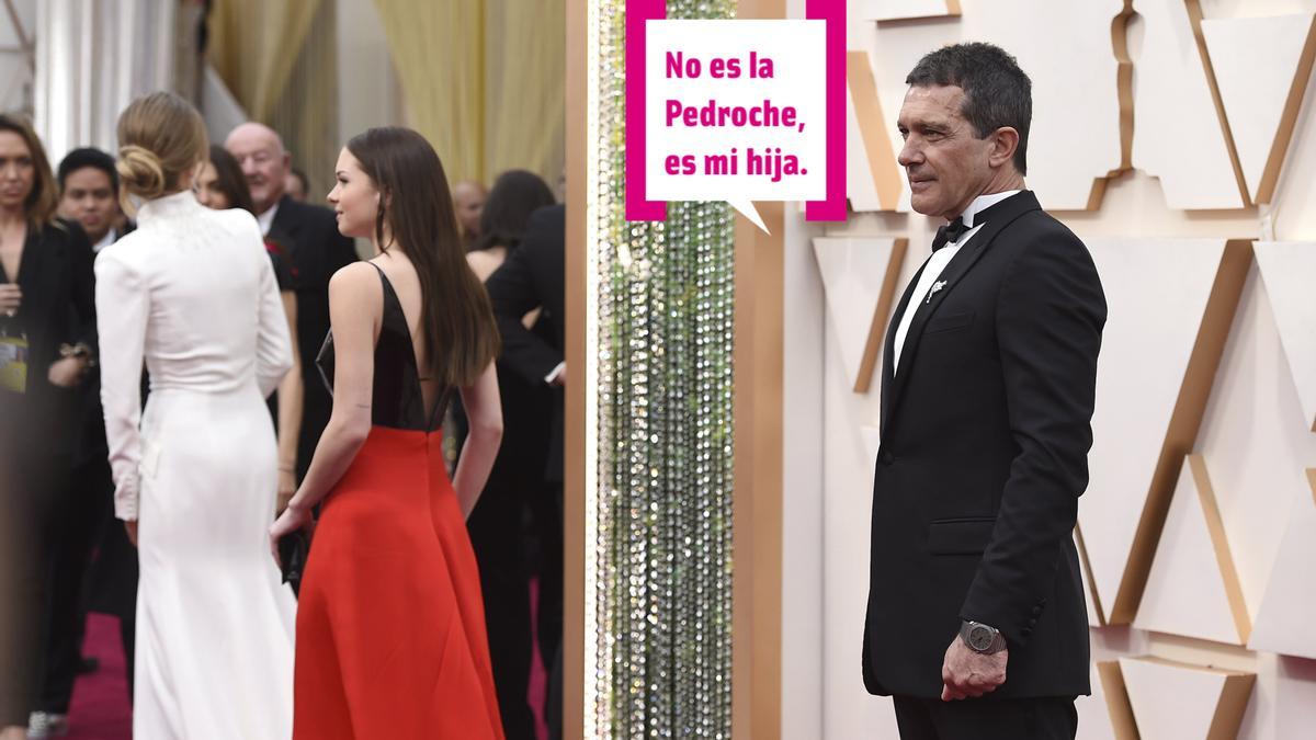 Posado 'de Bandera(s)': el de Antonio y su hija Stella del Carmen en los Oscar 2020