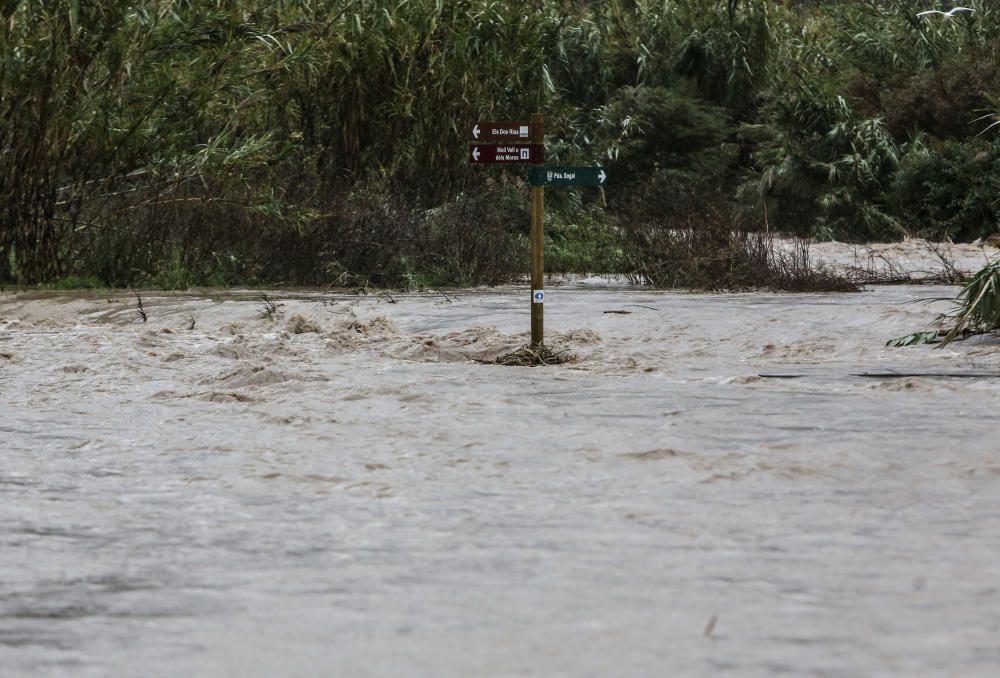 Fuentes del Algar y Callosa tras las lluvias