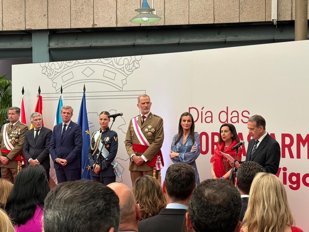 Recepción en el Concello de Vigo a los Reyes y Leonor por el Día de las Fuerzas Armadas