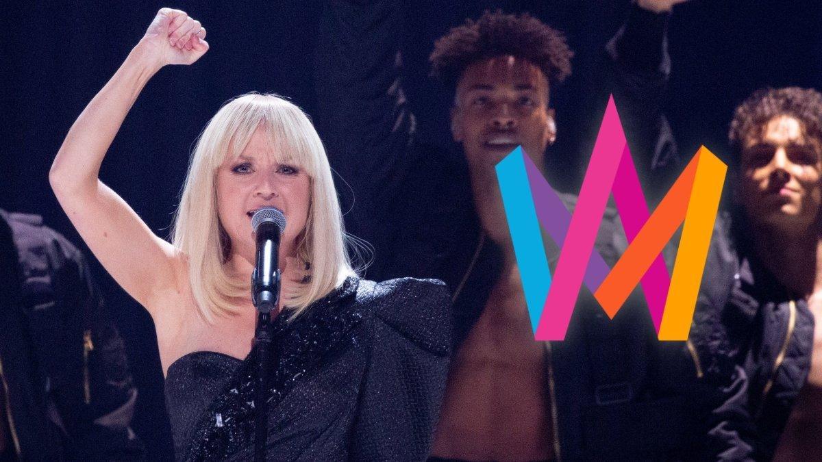 Anne Bergerdahl en la gran final del Melodifestivalen 2020