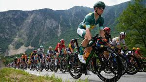 Imagen del pelotón durante la etapa 5 del Tour de Francia
