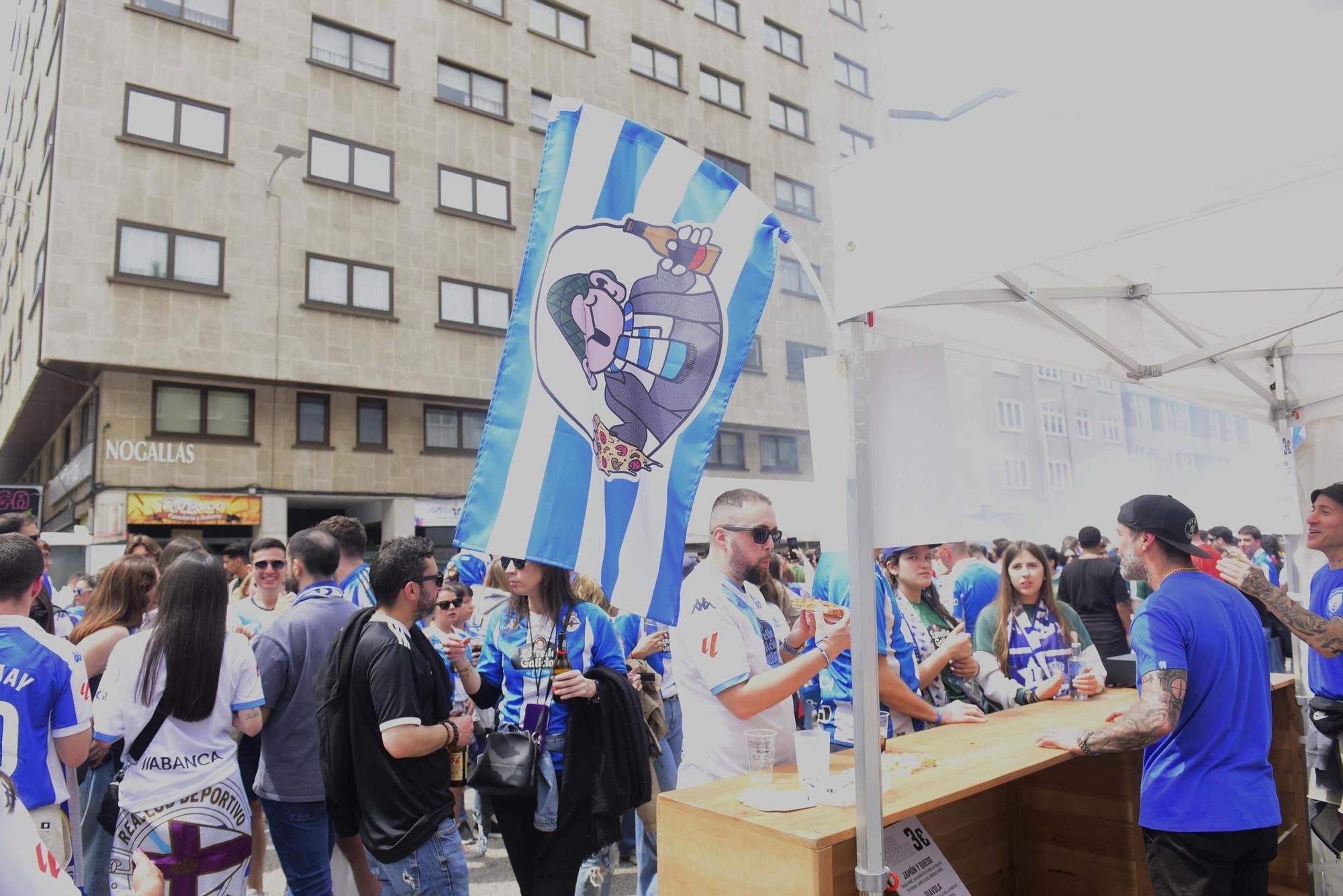 Día de las Peñas en Riazor