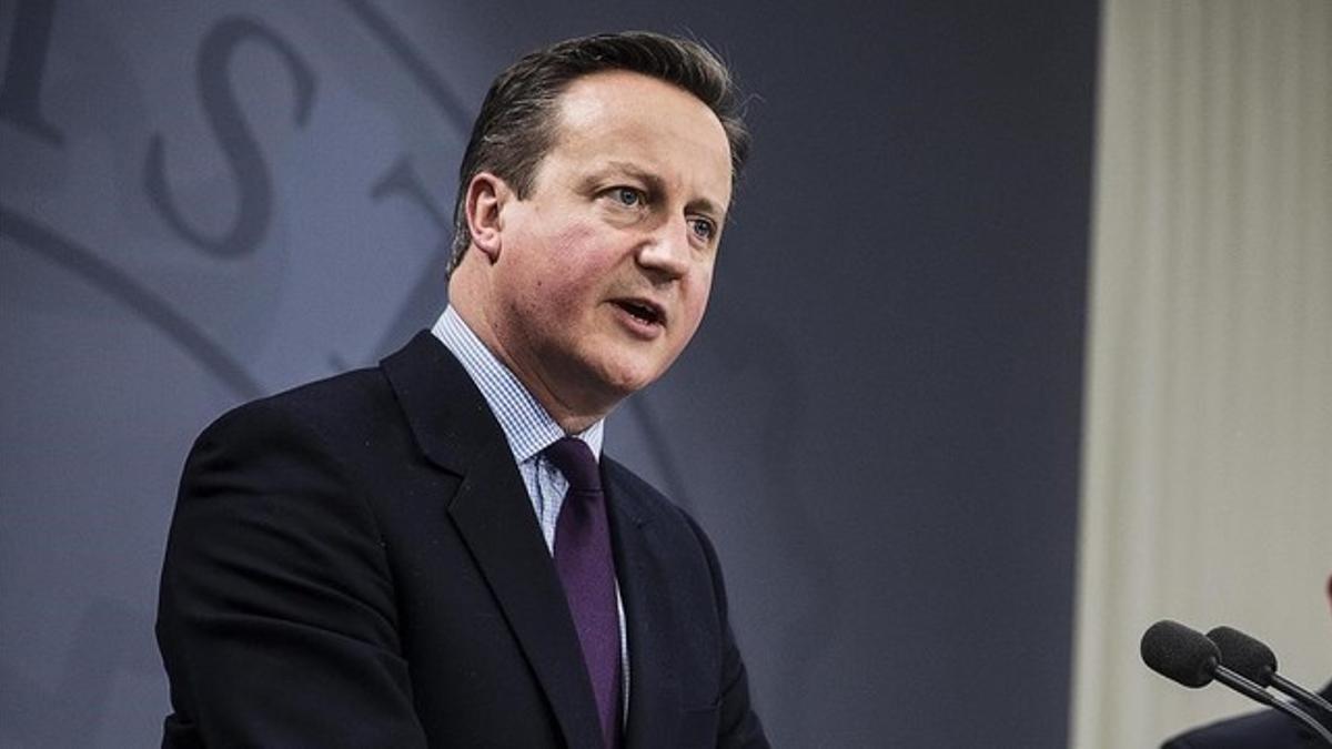 Cameron, en una rueda de prensa el pasado viernes 5 de febrero durante una visita a Copenhague.