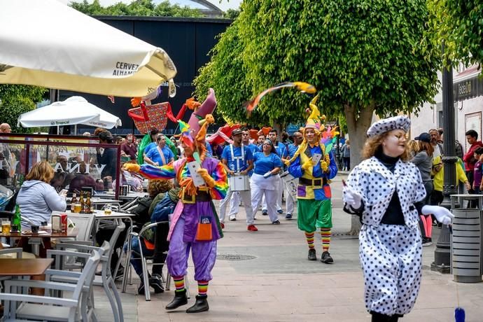 TELDE. SAN GREGORIO. TELDE. Telde cambia la hora. En la zona comercial abierta de San Gregorio se celebra el cambio de hora con diversas actividades. Hay ludoparque gigante, tiro con arco para niños, feria de artesanía, karts, entre otros.  | 30/03/2019 | Fotógrafo: Juan Carlos Castro