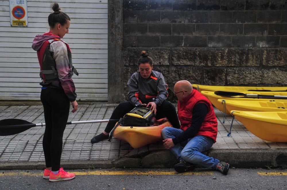 A Cortegada, en kayak