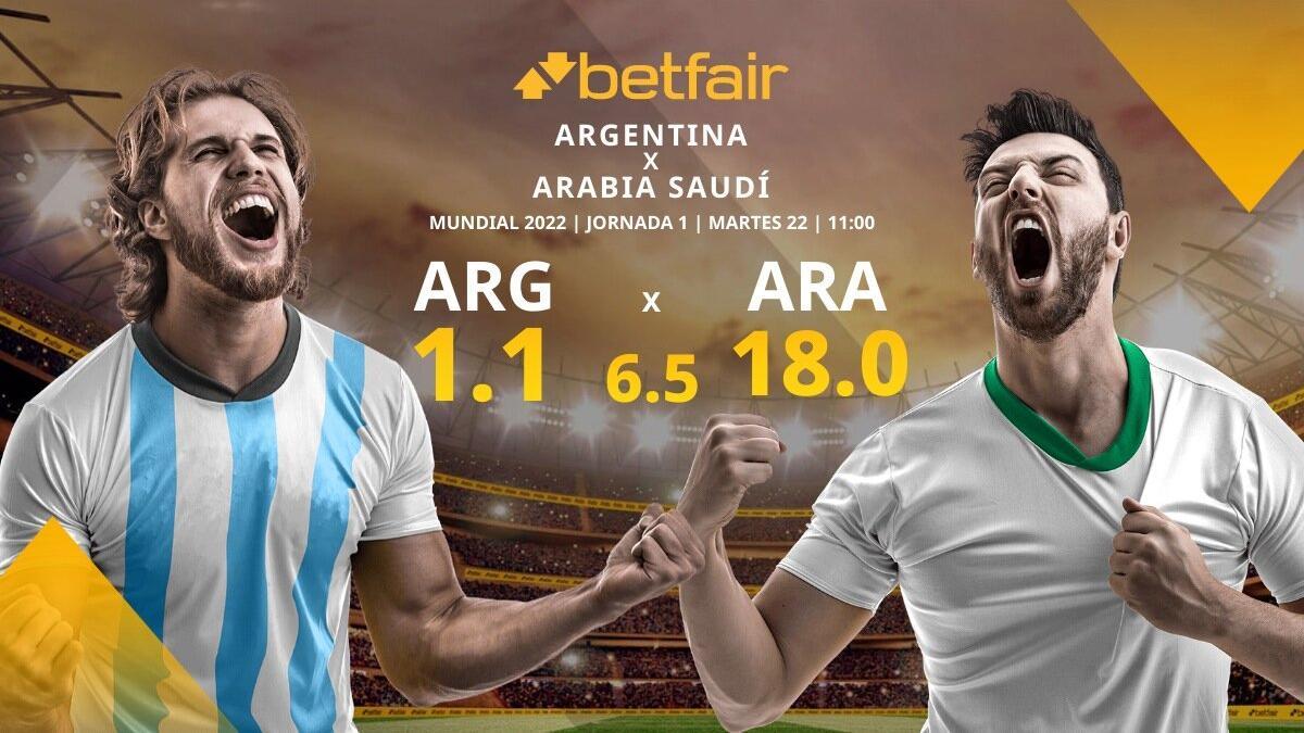 Argentina vs. Arabia Saudí: horario, TV, alineaciones, estadísticas y pronósticos