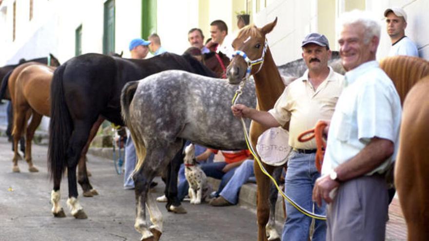 Ganaderos premiados en San Mateo en la feria de ganado. | santi blanco