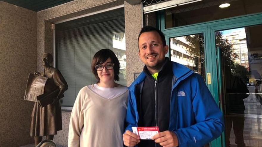 Los ganadores del sorteo de cuatro entradas para el partido de hoy