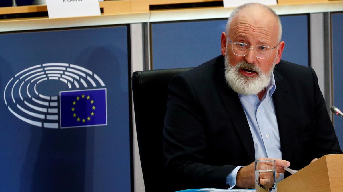 El vicepresidente de la Comisión Europea, Frans Timmermans, en una imagen de archivo.