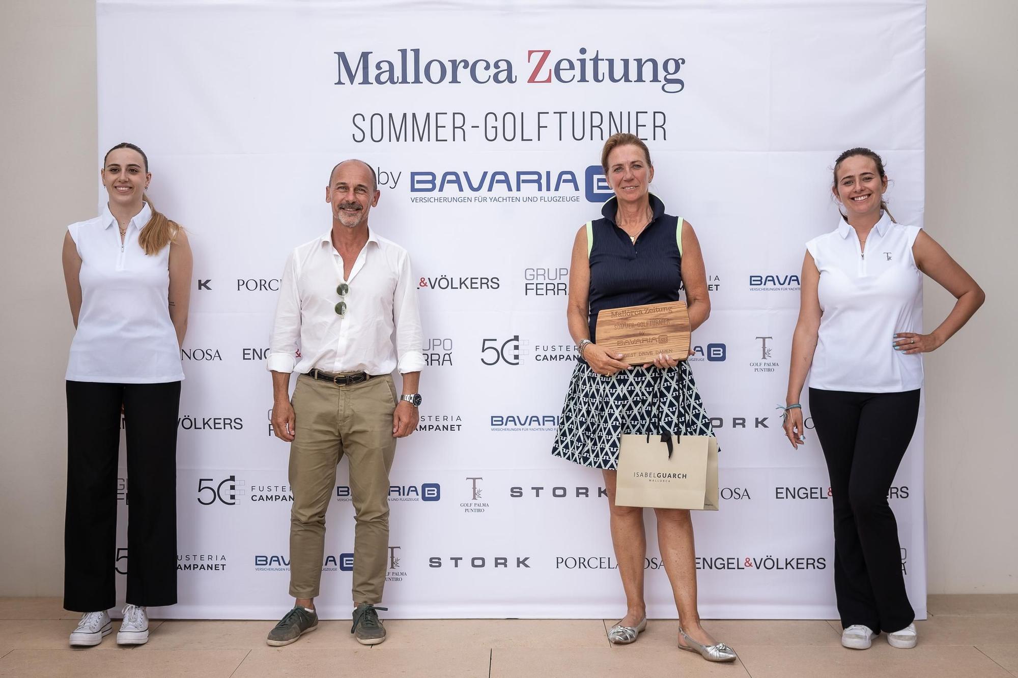 Premiere für das I. Sommer-Golfturnier by Bavaria der Mallorca Zeitung - Feier und Siegerehrung