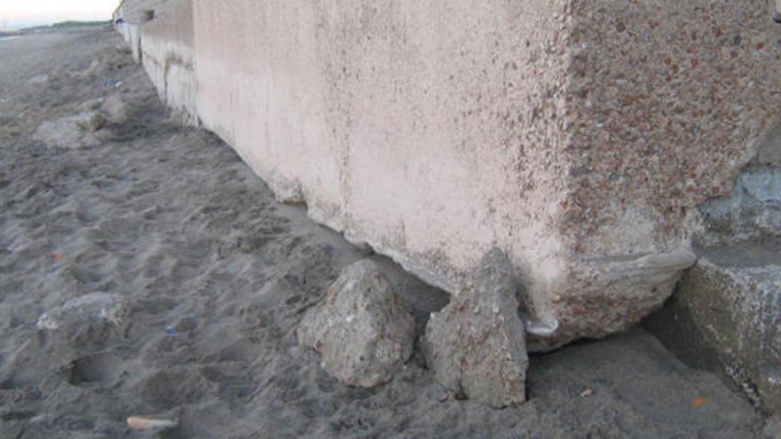 Demarcación de Costas solo regenerará  a corto plazo la playa norte de la Devesa