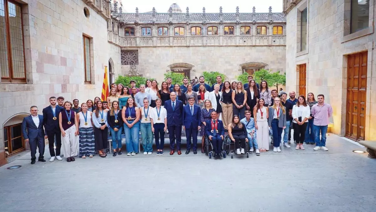 El Govern homenajea a los deportistas catalanes en los Juegos Ol赤mpicos y Paral赤mpicos de Par赤s 2024