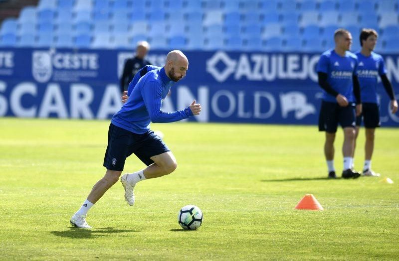 El Real Zaragoza se prepara para el 'derbi' de mañana