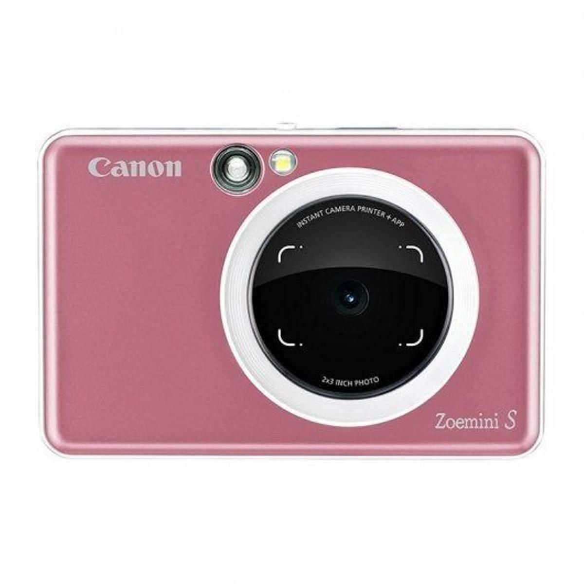 Cámara Instantánea Canon Zoemini S de 8MP y Bluetooth en oro rosa (Precio: 129 euros)