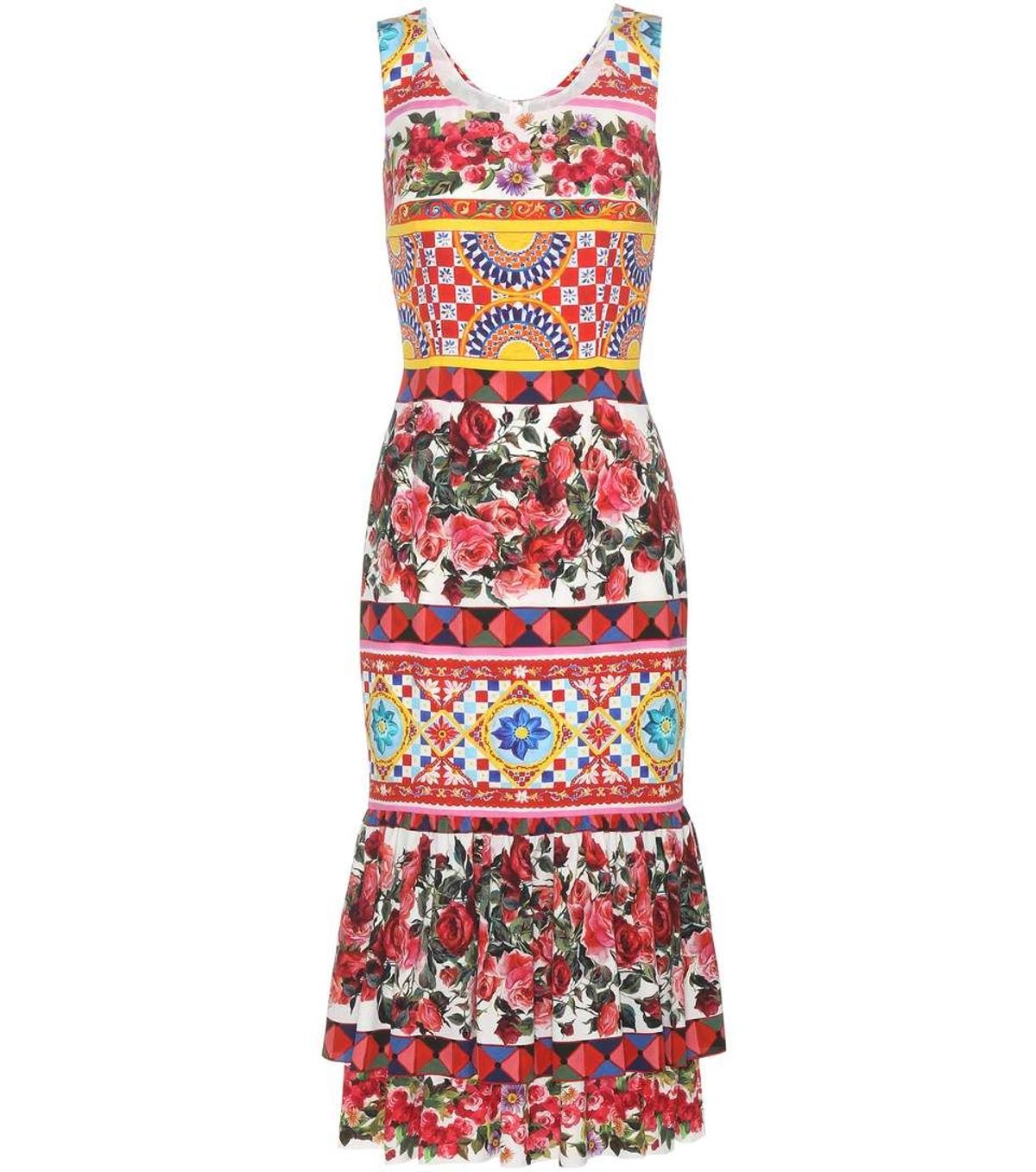 Vestido estampado, Dolce &amp; Gabbana