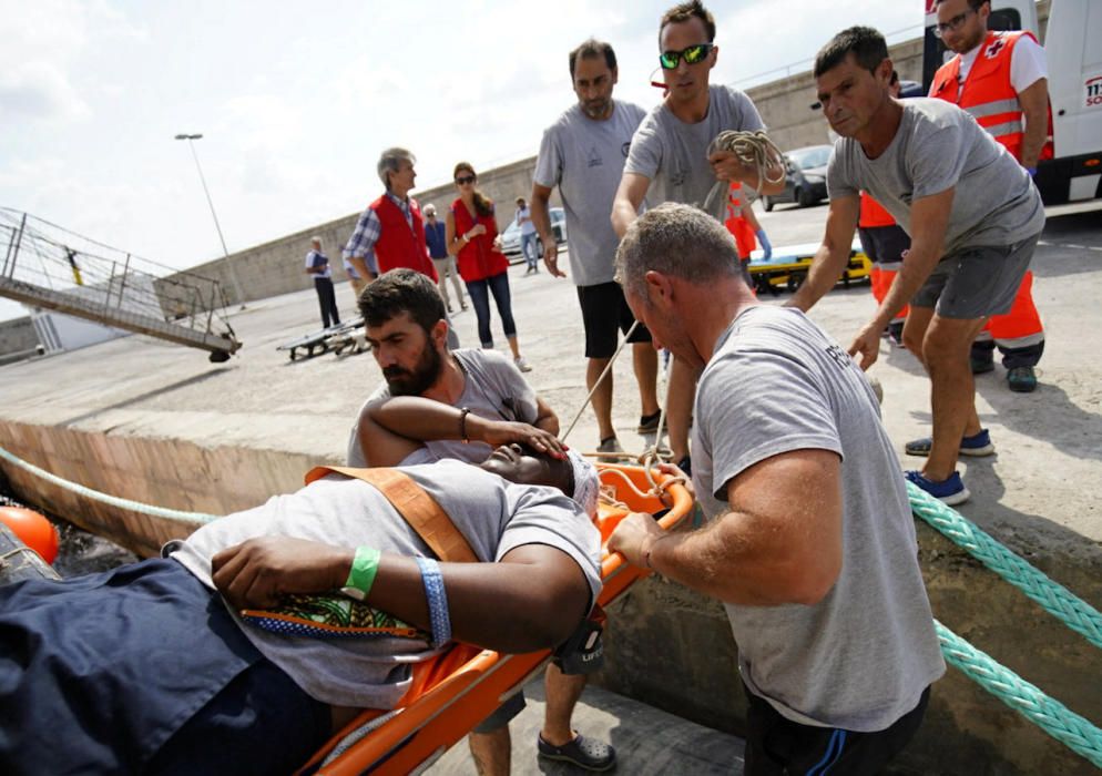 Die Rettungsboote von "Open Arms" erreichen Palma de Mallorca