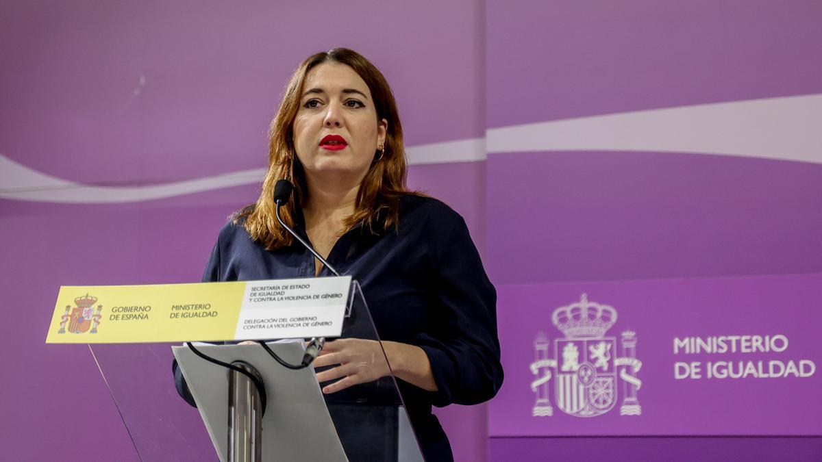 La secretaria de Estado de Igualdad y contra la Violencia de Género, Ángela Rodríguez Pam