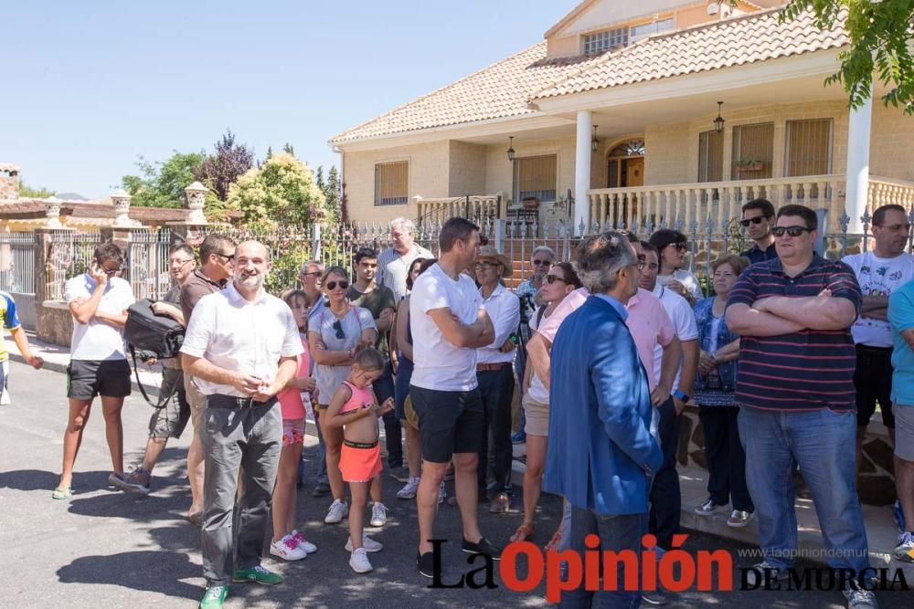 Calle al profesor Walker en la pedanía caravaqueña