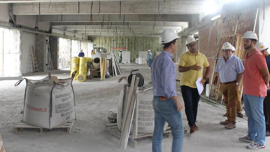 El nuevo gimnasio va tomando forma