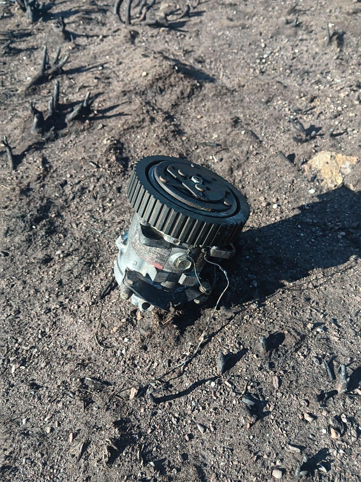 Repuesto el monolito y rescatadas piezas del avión siniestrado en Moncalvo