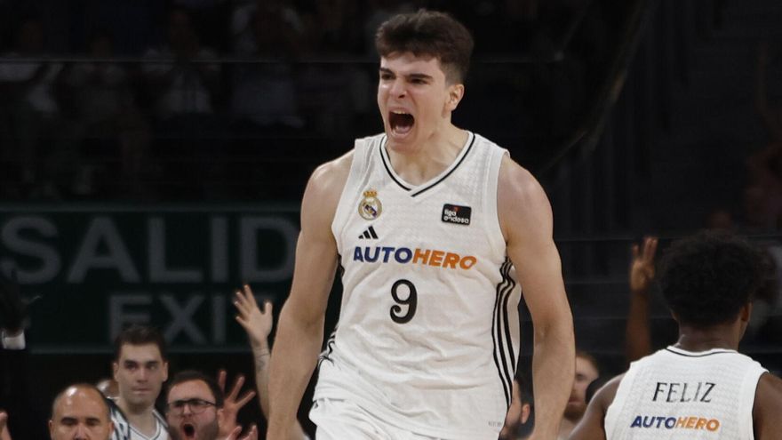 Hugo González, elegido este miércoles en el puesto 28 del draft de la NBA por los Boston Celtics.