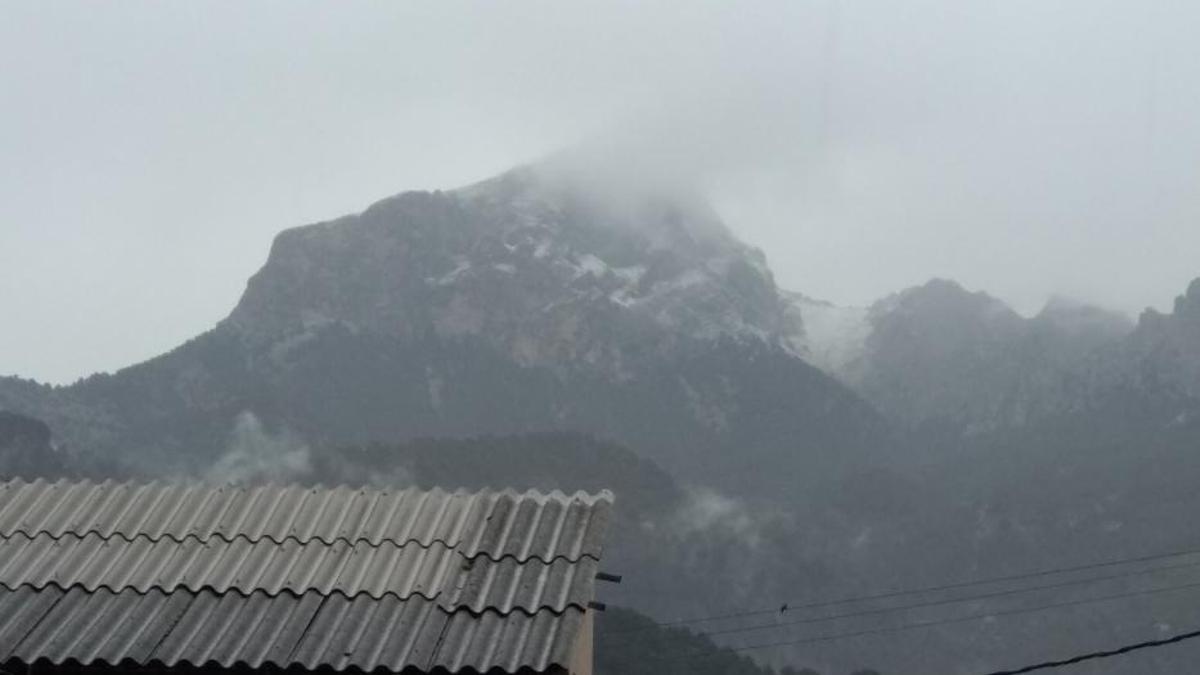 Nieve en la Serra de Tramuntana